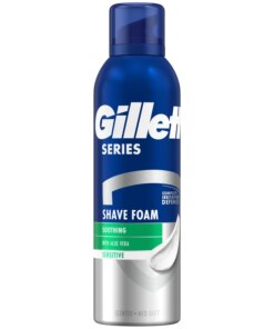 shop Gillette Series Sensitive Shave Foam 250 ml af Gillette - online shopping tilbud rabat hos shoppetur.dk