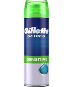 shop Gillette Series Sensitive Shave Gel 200 ml af Gillette - online shopping tilbud rabat hos shoppetur.dk