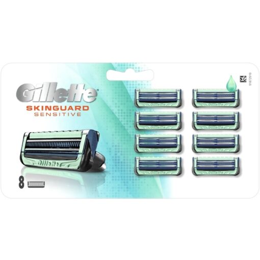 shop Gillette Skinguard Sensitive Blades 8 Pieces af Gillette - online shopping tilbud rabat hos shoppetur.dk