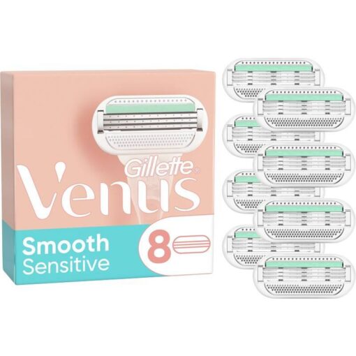 shop Gillette Venus Smooth Sensitive Blades 8 Pieces af Gillette - online shopping tilbud rabat hos shoppetur.dk