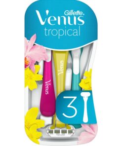 shop Gillette Venus Tropical Single Razor 3 Pieces af Gillette - online shopping tilbud rabat hos shoppetur.dk