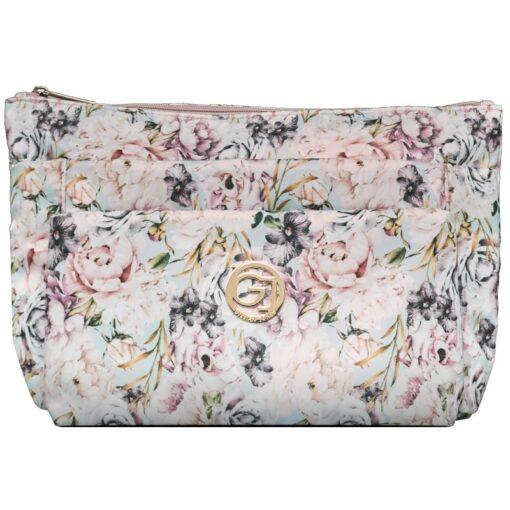 shop Gillian Jones 3 Room Cosmetics Bag - Flower Print 10009 af Gillian Jones - online shopping tilbud rabat hos shoppetur.dk