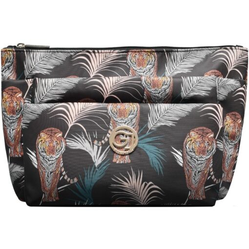 shop Gillian Jones 3 Room Cosmetics Bag - Palm Print 10009 af Gillian Jones - online shopping tilbud rabat hos shoppetur.dk