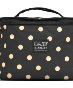 shop Gillian Jones Karen Beauty Box ECO Cotton - Black With Beige Dots 10072-11 af Gillian Jones - online shopping tilbud rabat hos shoppetur.dk