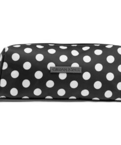 shop Gillian Jones Makeup Bag Small - Black With White Dots 10624 (Limited Edition) af Gillian Jones - online shopping tilbud rabat hos shoppetur.dk