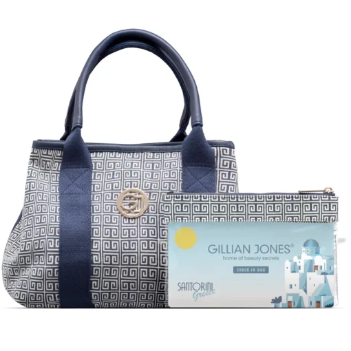 shop Gillian Jones Mary Bag - Santorini Print 10020-13 af Gillian Jones - online shopping tilbud rabat hos shoppetur.dk