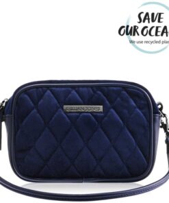 shop Gillian Jones Natascha Cosmetics Bag Small - Dark Blue Velvet 10455-13 af Gillian Jones - online shopping tilbud rabat hos shoppetur.dk