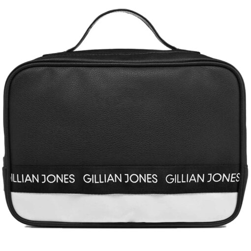 shop Gillian Jones Traincase - Black/White 10007-091 af Gillian Jones - online shopping tilbud rabat hos shoppetur.dk