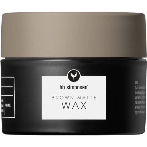 shop HH Simonsen Brown Matte Wax 90 ml af HH Simonsen - online shopping tilbud rabat hos shoppetur.dk