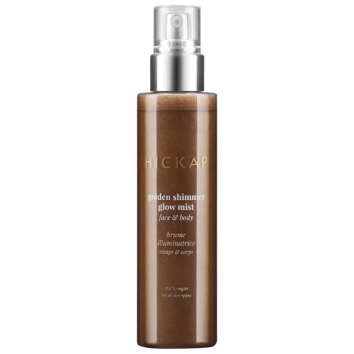 shop HICKAP Golden Shimmer Glow Mist Face & Body 150 ml af Hickap - online shopping tilbud rabat hos shoppetur.dk