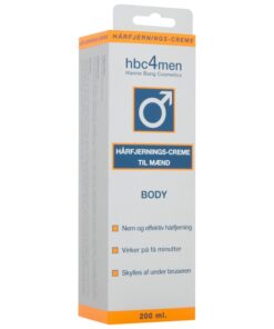 shop Hanne Bang Hbc4men Hair Removal Cream For Men 200 ml af Hanne Bang - online shopping tilbud rabat hos shoppetur.dk