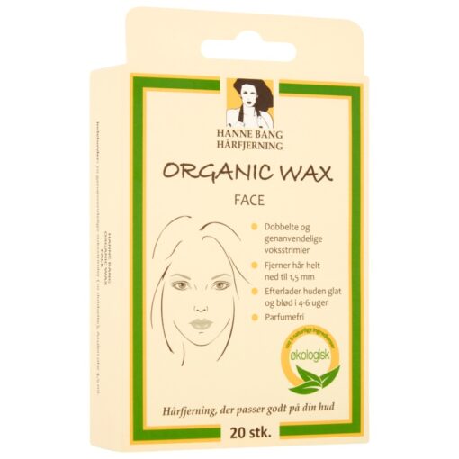 shop Hanne Bang Organic Face Wax 20 Pieces af Hanne Bang - online shopping tilbud rabat hos shoppetur.dk