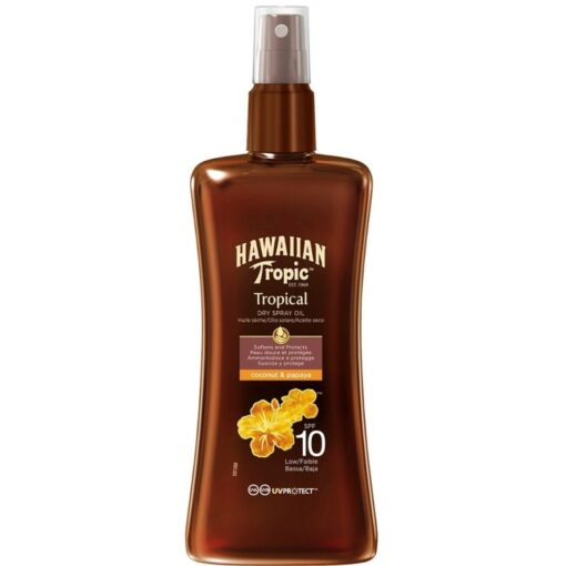 shop Hawaiian Tropic Protective Dry Spray Oil SPF 10 - 200 ml af Hawaiian Tropic - online shopping tilbud rabat hos shoppetur.dk