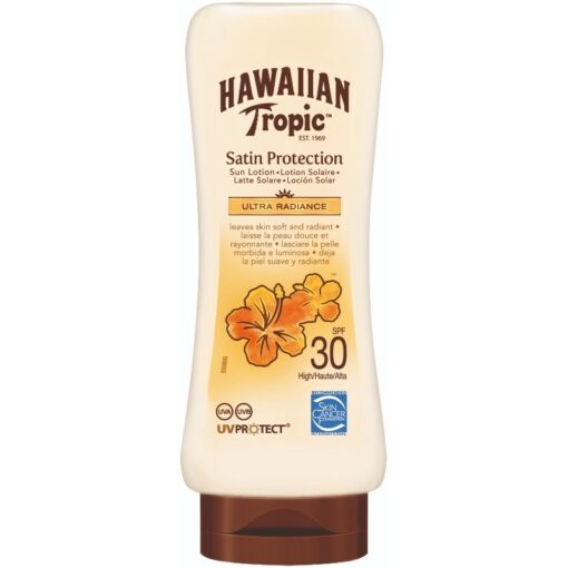 shop Hawaiian Tropic Satin Protection Sun Lotion SPF 30 180 ml af Hawaiian Tropic - online shopping tilbud rabat hos shoppetur.dk