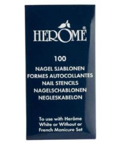 shop Herome Negleskabeloner Til Fransk Manicure 100 stk af Herome - online shopping tilbud rabat hos shoppetur.dk