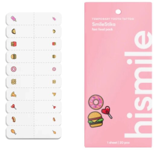 shop Hismile SmileStika Fast Food Pack - 20 pcs af Hismile - online shopping tilbud rabat hos shoppetur.dk