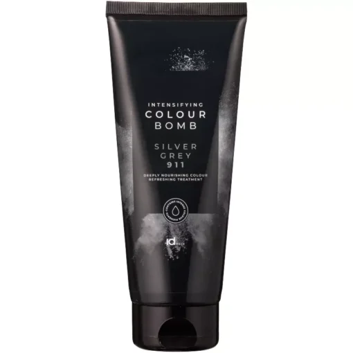 shop IDHair Colour Bomb 200 ml - 911 Silver Grey af IdHAIR - online shopping tilbud rabat hos shoppetur.dk