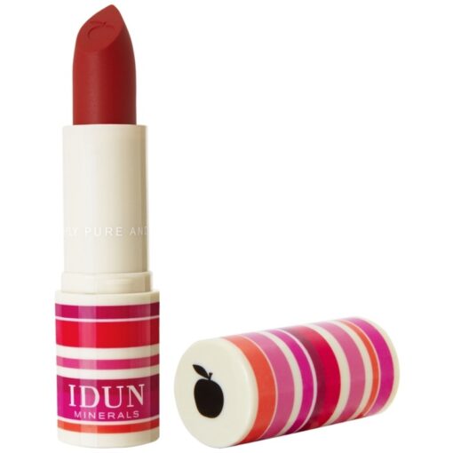 shop IDUN Minerals Matte Lipstick 4 gr. - Jordgubb af IDUN Minerals - online shopping tilbud rabat hos shoppetur.dk