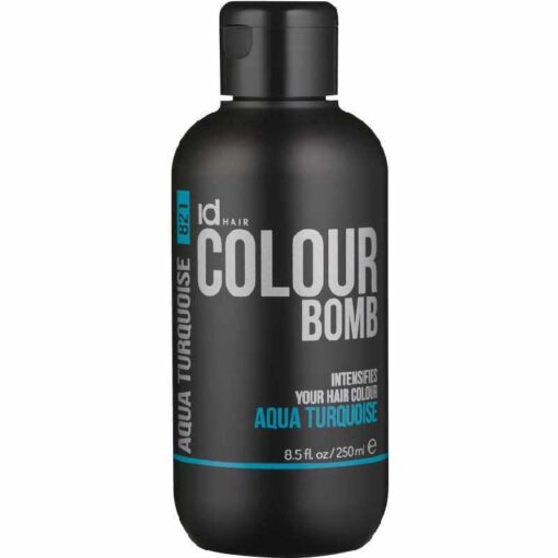 shop IdHAIR Colour Bomb 250 ml - Aqua Turquoise af IdHAIR - online shopping tilbud rabat hos shoppetur.dk