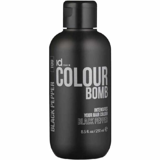 shop IdHAIR Colour Bomb 250 ml - Black Pepper af IdHAIR - online shopping tilbud rabat hos shoppetur.dk