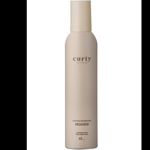 shop IdHAIR Curly Xclusive Strong Definition Mousse 250 ml af IdHAIR - online shopping tilbud rabat hos shoppetur.dk