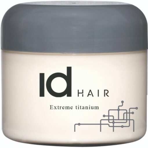 shop IdHAIR Extreme Titanium Hair Wax 100 ml - 4 Pieces af IdHAIR - online shopping tilbud rabat hos shoppetur.dk