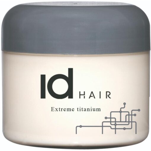 shop IdHAIR Extreme Titanium Hair Wax 100 ml af IdHAIR - online shopping tilbud rabat hos shoppetur.dk