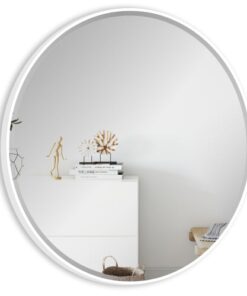 shop Incado spejl - Modern Mirrors - White - Ø 80 cm af incado - online shopping tilbud rabat hos shoppetur.dk