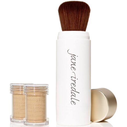 shop Jane Iredale Amazing Base Loose Mineral Powder Refillable Brush SPF 20 - 5 gr. - Warm Sienna af Jane Iredale - online shopping tilbud rabat hos shoppetur.dk