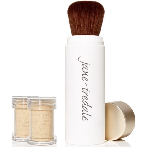 shop Jane Iredale Amazing Base Loose Mineral Powder Refillable Brush SPF 20 - 5 gr. - Warm Silk af Jane Iredale - online shopping tilbud rabat hos shoppetur.dk