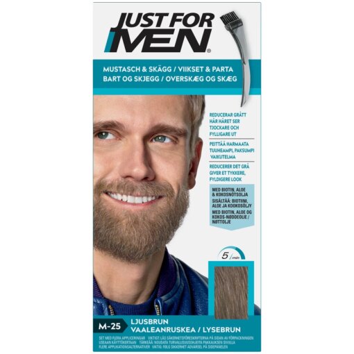 shop Just For Men Beard Colour - Light Brown af Just For Men - online shopping tilbud rabat hos shoppetur.dk