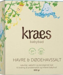 shop KRAES Babybad Havre & Dødehavssalt 600 gr. af KRAES - online shopping tilbud rabat hos shoppetur.dk