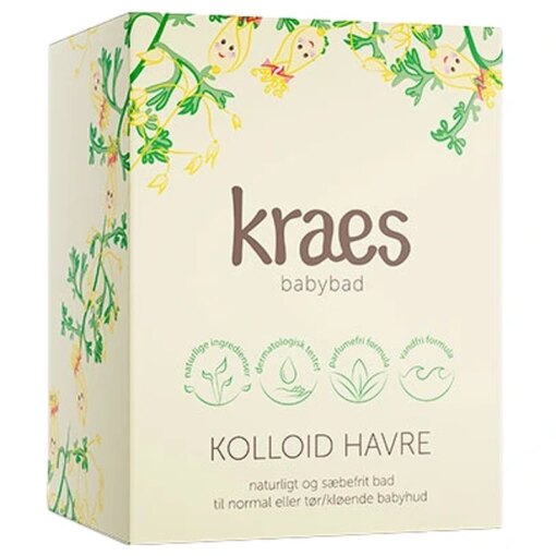 shop KRAES Babybad Kolloid Havre 200 gr. af KRAES - online shopping tilbud rabat hos shoppetur.dk