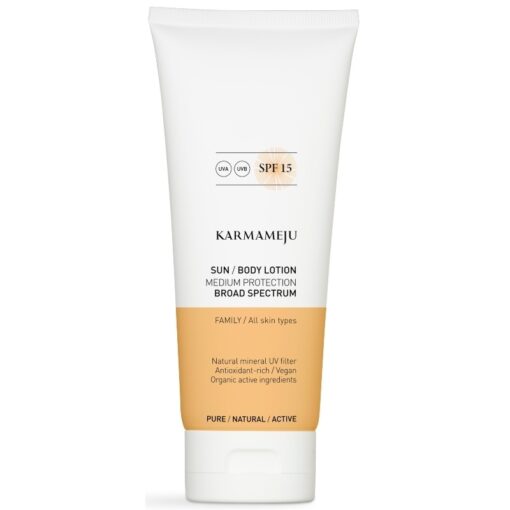 shop Karmameju SUN Body Lotion SPF 15 - 200 ml (U) af Karmameju - online shopping tilbud rabat hos shoppetur.dk