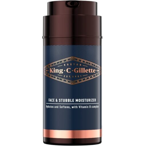 shop King C. Gillette Face & Stubble Moisturizer 100 ml af King C Gillette - online shopping tilbud rabat hos shoppetur.dk