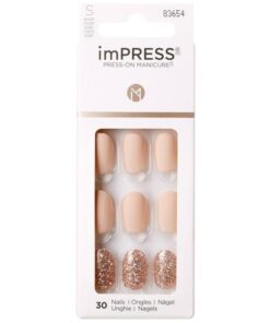 shop Kiss ImPRESS Press-On Nails - Evanesce af Kiss - online shopping tilbud rabat hos shoppetur.dk