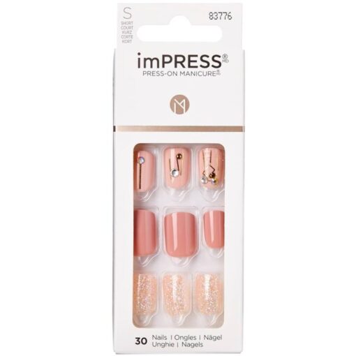 shop Kiss ImPRESS Press-On Nails - Fine Lines af Kiss - online shopping tilbud rabat hos shoppetur.dk