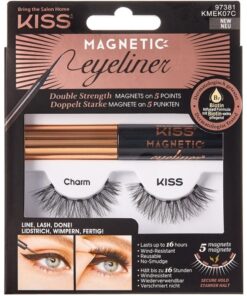 shop Kiss Magnetic Eyeliner & Lash Kit - Charm af Kiss - online shopping tilbud rabat hos shoppetur.dk