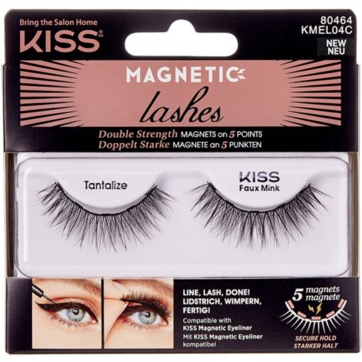 shop Kiss Magnetic Lashes - Tantalize af Kiss - online shopping tilbud rabat hos shoppetur.dk