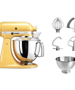 shop KitchenAid røremaskine - Artisan - Majestic Yellow af kitchenaid - online shopping tilbud rabat hos shoppetur.dk