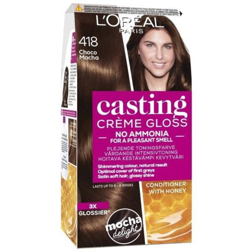 shop L'Oreal Paris Casting Creme Gloss 180 ml 418 Choco Mocha af LOreal Paris - online shopping tilbud rabat hos shoppetur.dk