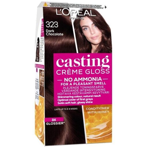 shop L'Oreal Paris Casting Creme Gloss 323 Dark Chocolate af LOreal Paris - online shopping tilbud rabat hos shoppetur.dk