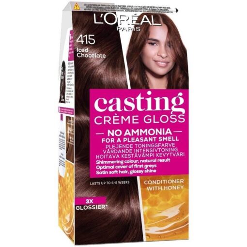 shop L'Oreal Paris Casting Creme Gloss 415 Iced Chocolate af LOreal Paris - online shopping tilbud rabat hos shoppetur.dk