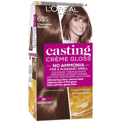 shop L'Oreal Paris Casting Creme Gloss 635 Chocolate Bonbon af LOreal Paris - online shopping tilbud rabat hos shoppetur.dk