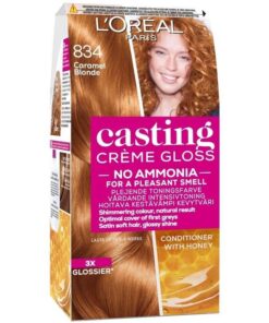 shop L'Oreal Paris Casting Creme Gloss 834 Caramel Blond af LOreal Paris - online shopping tilbud rabat hos shoppetur.dk