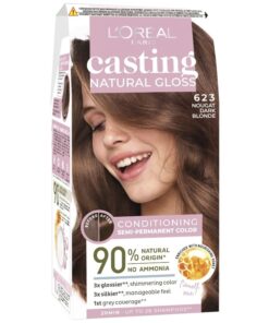 shop L'Oreal Paris Casting Natural Gloss 170 ml - 623 Nougat Dark Blonde af LOreal Paris - online shopping tilbud rabat hos shoppetur.dk