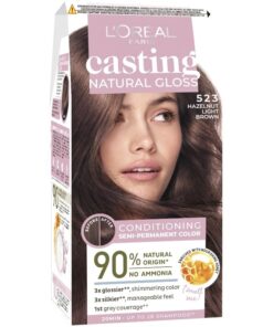 shop L'Oreal Paris Casting Natural Gloss - 523 Hazelnut Light Brown af LOreal Paris - online shopping tilbud rabat hos shoppetur.dk