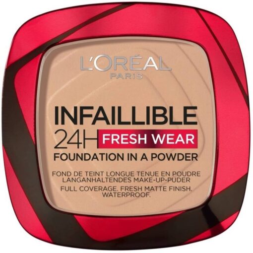 shop L'Oreal Paris Cosmetics Infaillible 24h Fresh Wear Powder Foundation 9 gr. - 120 Vanilla af LOreal Paris - online shopping tilbud rabat hos shoppetur.dk