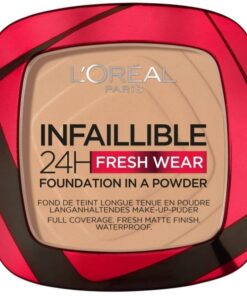 shop L'Oreal Paris Cosmetics Infaillible 24h Fresh Wear Powder Foundation 9 gr. - 140 Golden Beige af LOreal Paris - online shopping tilbud rabat hos shoppetur.dk