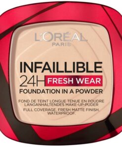 shop L'Oreal Paris Cosmetics Infaillible 24h Fresh Wear Powder Foundation 9 gr. - 20 Ivory af LOreal Paris - online shopping tilbud rabat hos shoppetur.dk